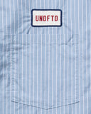 UNDEFEATED STRIPED S/S WORKSHIRT - LIGHT-BLUE
