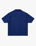 UNDEFEATED TWILL S/S BUTTON DOWN - BLUE