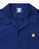 UNDEFEATED TWILL S/S BUTTON DOWN - BLUE