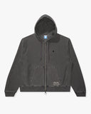FA26 UNDEFEATED WASHED ZIP HOOD - BLACK