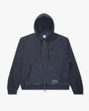 FA26 UNDEFEATED WASHED ZIP HOOD - NAVY