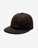 UNDEFEATED X NE BIG U SNAPBACK - BROWN