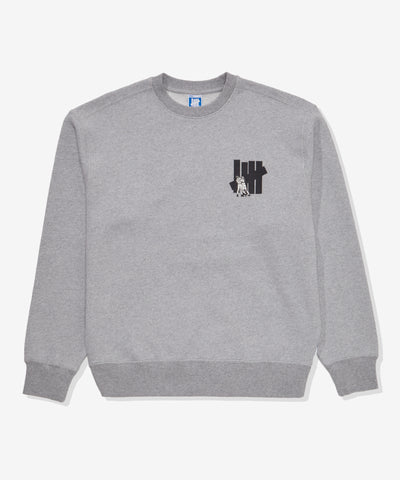 UNDEFEATED PLAY DIRTY SWEATCREWNECK HEATHER GREY