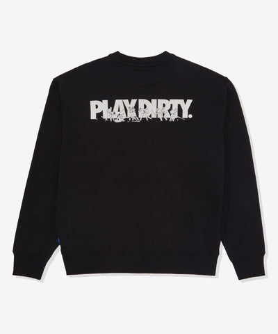 UNDEFEATED PLAY DIRTY SWEATCREWNECK BLACK