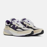 NEW BALANCE U990WB6 (MADE IN USA) - WHITE BLACK PLUM