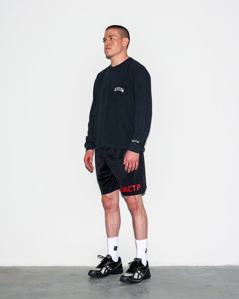 UACTP X GARDAR EIDE EINARSSON STENCIL MESH SHORT BLACK