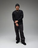 UNDEFEATED L/S WAFFLE THERMAL - BLACK