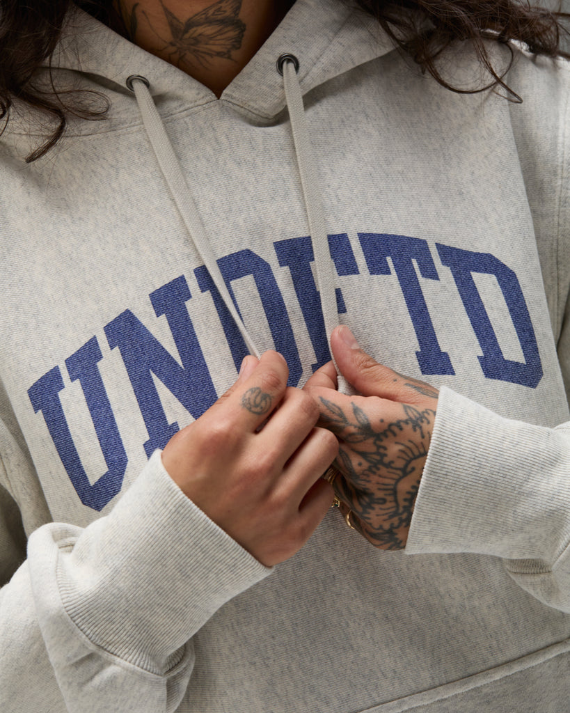UNDEFEATED ARCH PULLOVER HOOD - HEATHER-OATMEAL