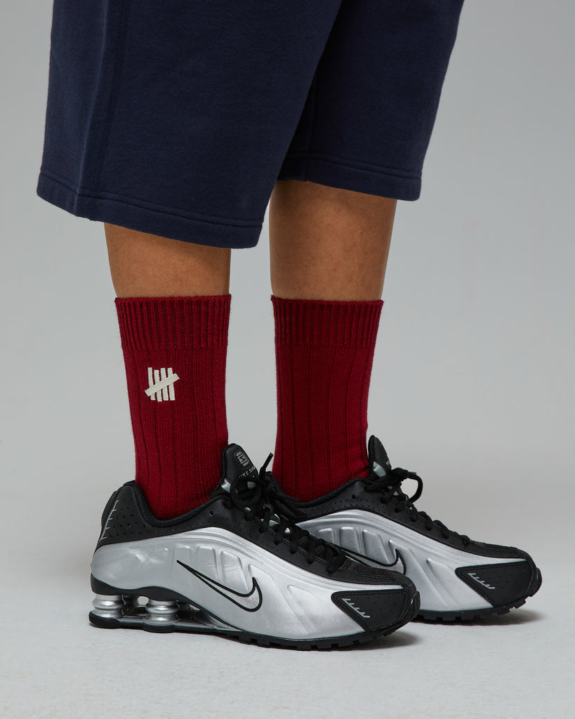 UNDEFEATED SP26 CNY 2-PACK SOCKS WITH POUCH - CREAM AND RED