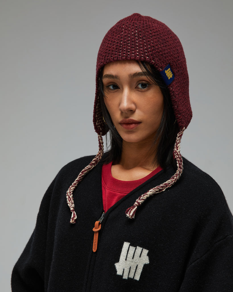 UNDEFEATED SP26 CNY EARFLAP BEANIE - RED