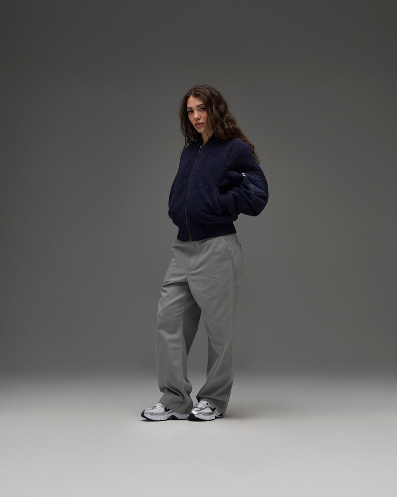 UNDEFEATED HO25 POLAR FLEECE MA-1 JACKET - OLIVE