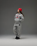 UNDEFEATED HO25 FLEECE PANT - HEATHER GREY