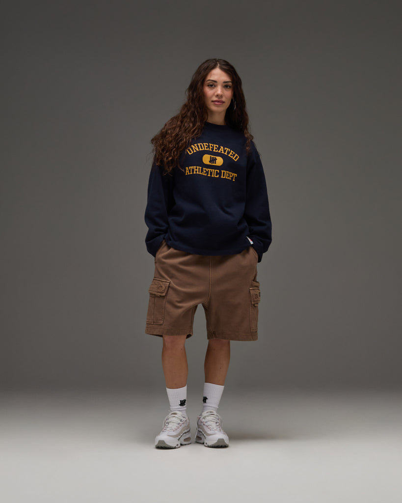 UNDEFEATED L/S FOOTBALL JERSEY - BLACK