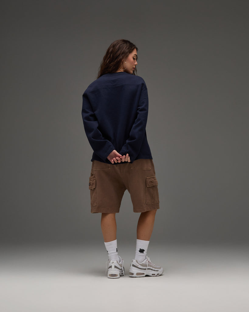 UNDEFEATED HO25 L/S FOOTBALL JERSEY - BLACK