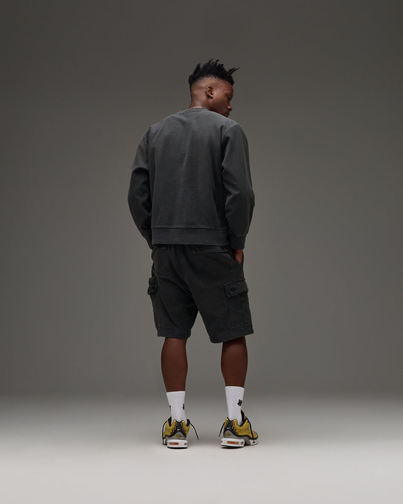 UNDEFEATED CARGO SWEATSHORT - BLACK