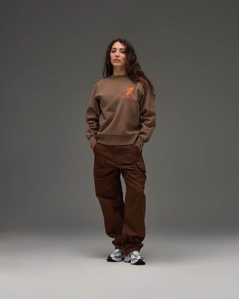 UNDEFEATED TRACK CREWNECK - BLACK