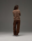 UNDEFEATED TRACK CREWNECK - CHOCOLATE