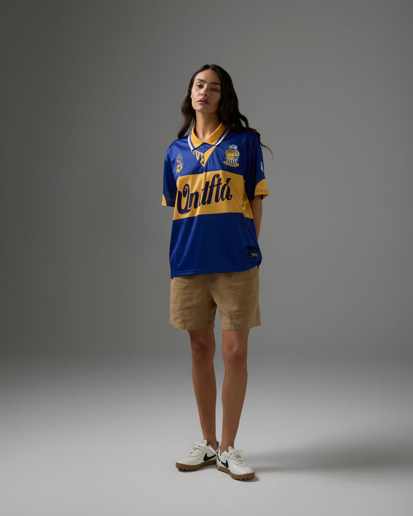UNDEFEATED SU26 S/S SOCCER POLO - DARK BLUE