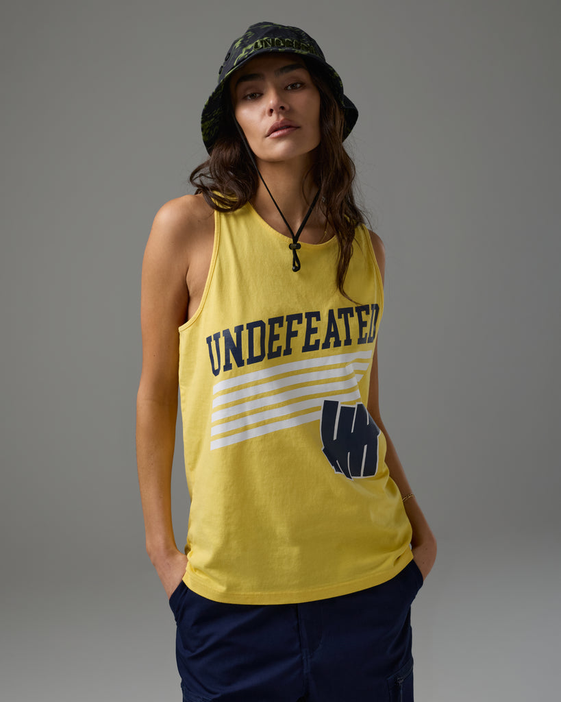UNDEFEATED SU26 ICONIC TANK TOP - YELLOW