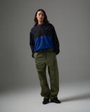 UNDEFEATED SU26 HALF ZIP WINDBREAKER - BALCK / DARK ROYAL