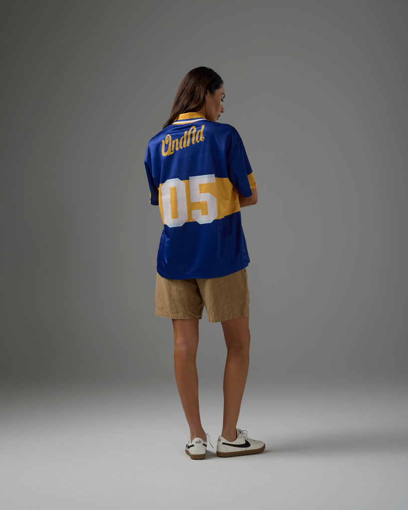 UNDEFEATED SU26 S/S SOCCER POLO - DARK BLUE