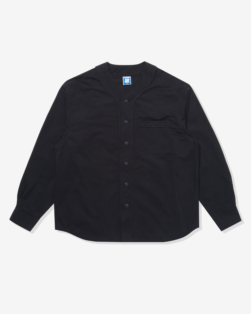 UNDEFEATED L/S BASEBALL JERSEY BLACK