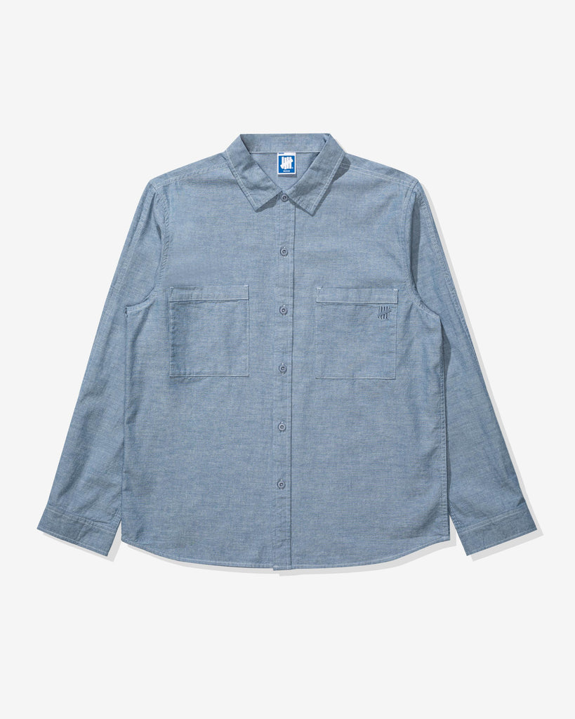 UNDEFEATED SP25 CHAMBRAY L/S SHIRT