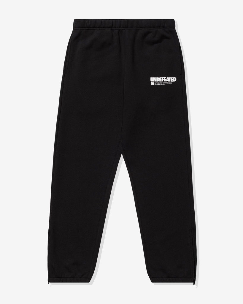 UNDEFEATED LOGO ZIP SWEATPANT