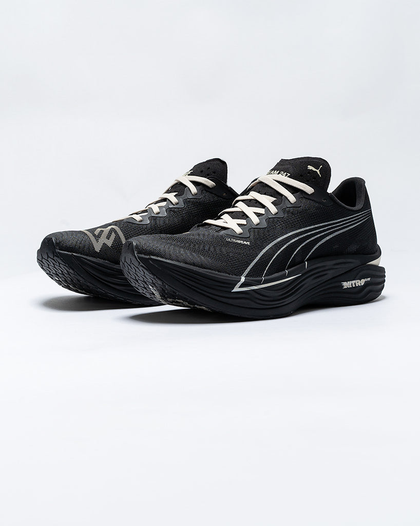 PUMA MENS DEVIATE NITRO ELITE 3 X REPRESENT - BLACK ALPINE SNOW