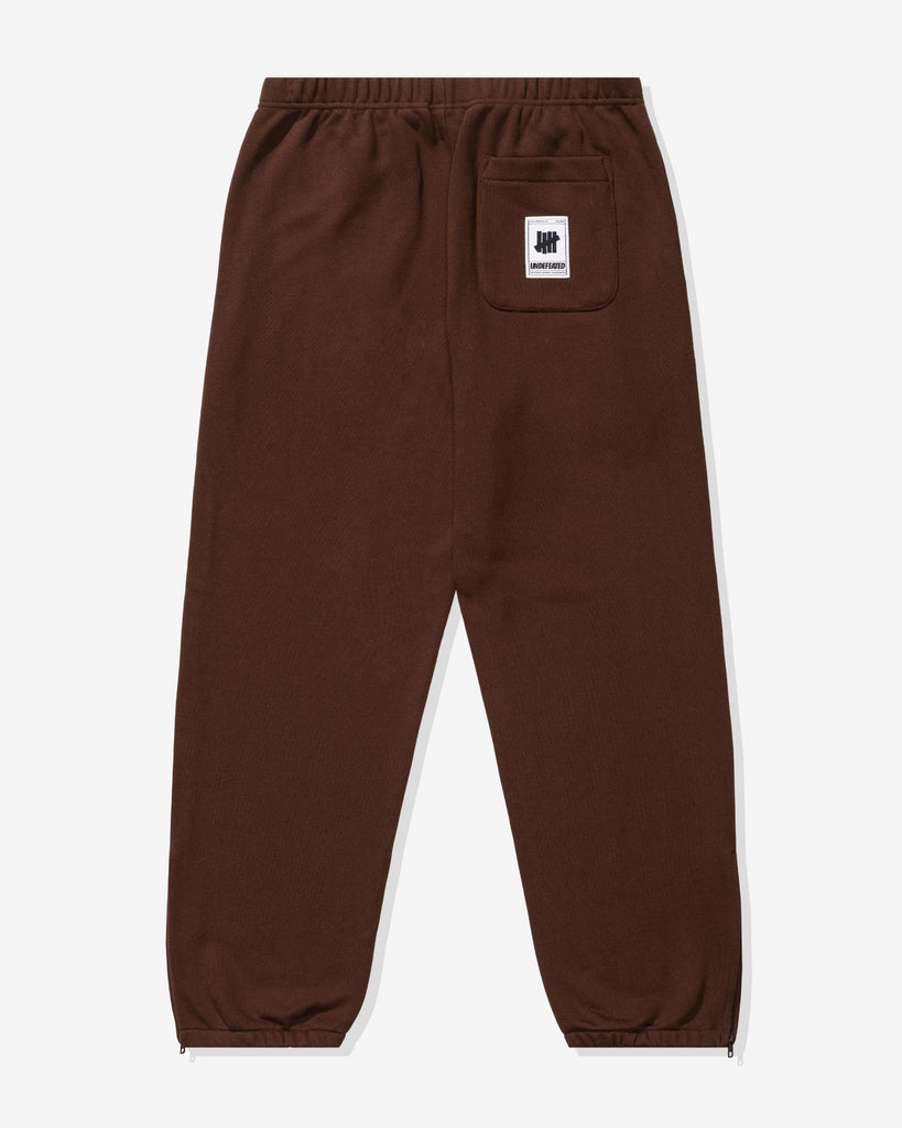UNDEFEATED LOGO ZIP SWEATPANT