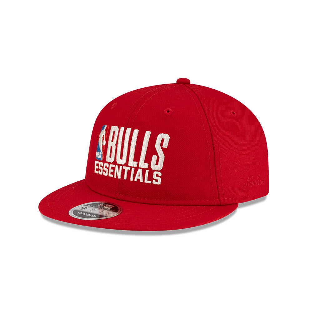 NEW ERA X FEAR OF GOD ESSENTIALS BULLS SNAPBACK -RED