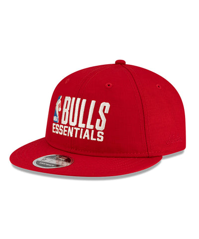 NEW ERA X FEAR OF GOD ESSENTIALS BULLS SNAPBACK -RED