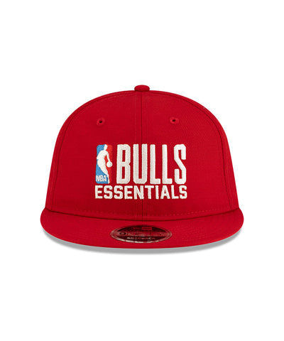 NEW ERA X FEAR OF GOD ESSENTIALS BULLS SNAPBACK -RED