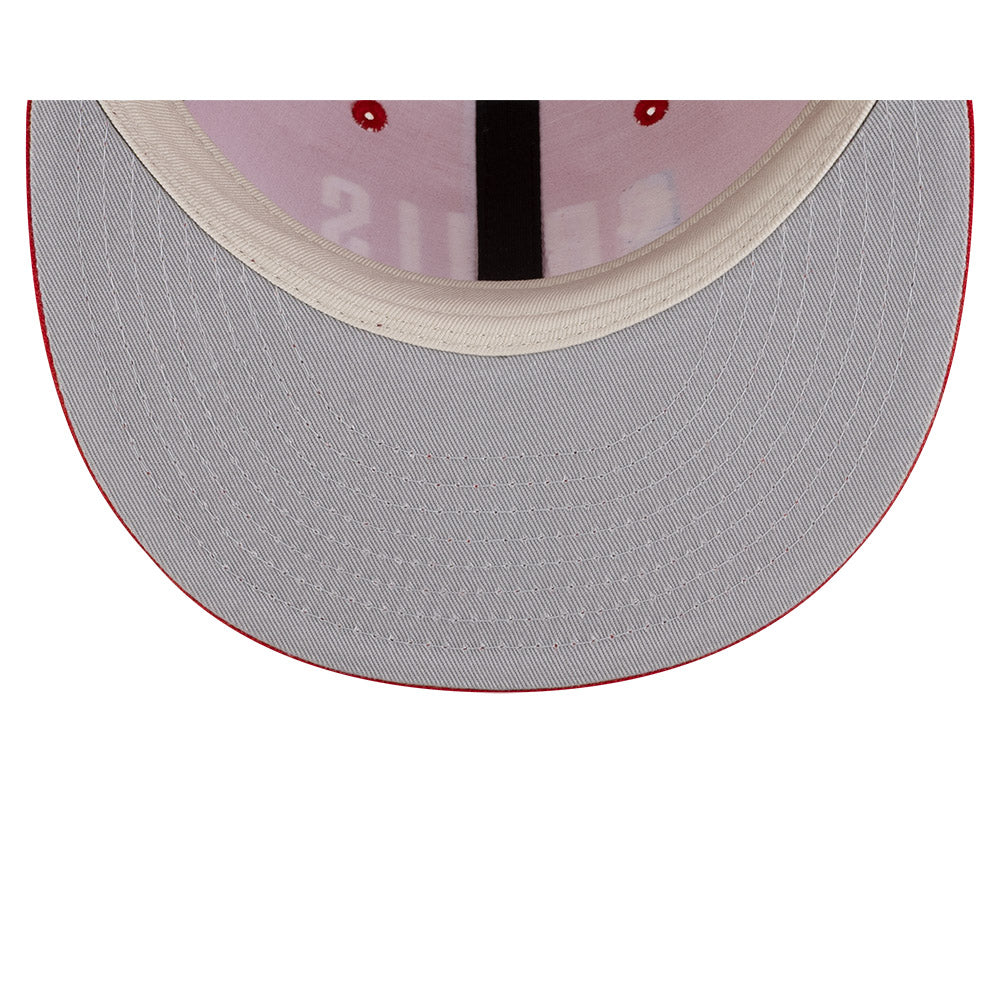 NEW ERA X FEAR OF GOD ESSENTIALS BULLS SNAPBACK -RED