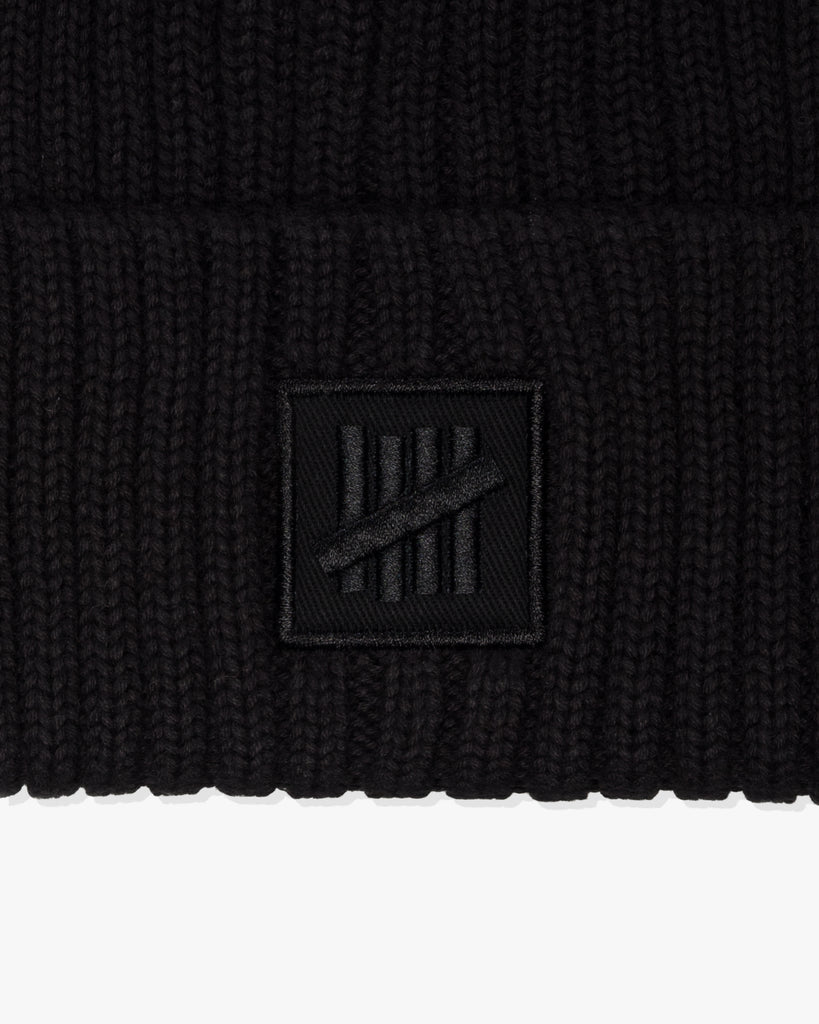 FA26 UNDEFEATED HEAVY GAUGE CUFF BEANIE - BLACK