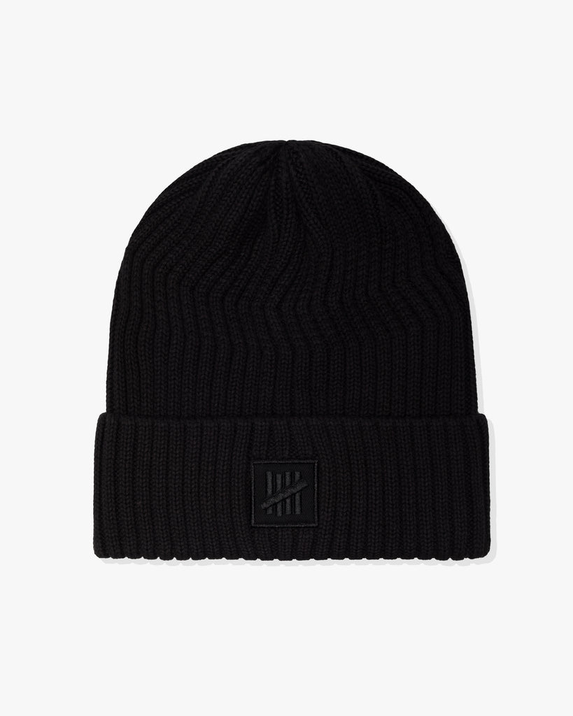 FA26 UNDEFEATED HEAVY GAUGE CUFF BEANIE - BLACK