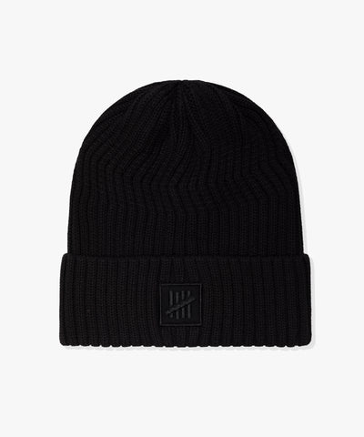 FA26 UNDEFEATED HEAVY GAUGE CUFF BEANIE - BLACK