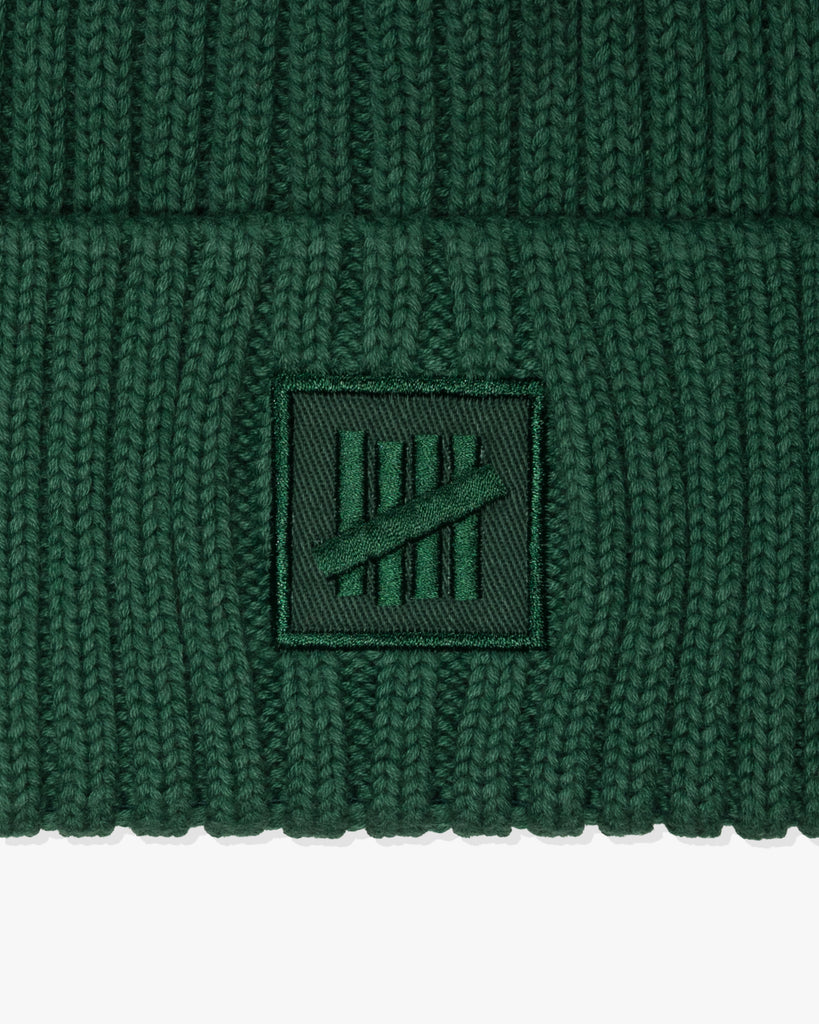 FA26 UNDEFEATED HEAVY GAUGE CUFF BEANIE - GREEN