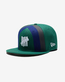 FA26 UNDEFEATED X NE STRIPE SNAPBACK - HUNTER GREEN