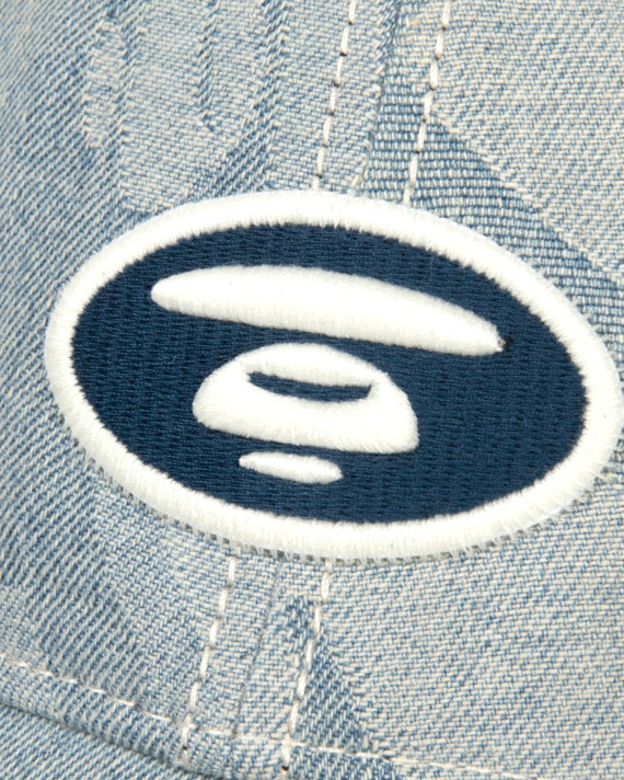 AAPE MOONFACE LOGO CAP (DENIM)