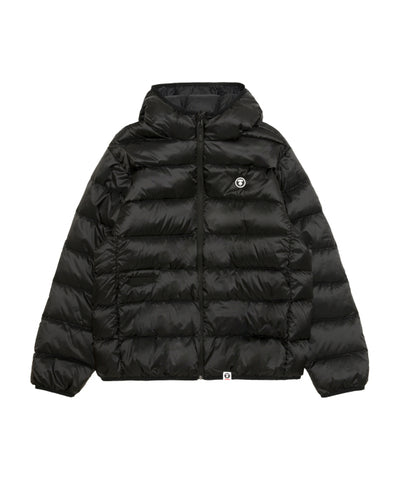 AAPE AAPENOW MOONFACE LOGO PUFFER JACKET - BLACK