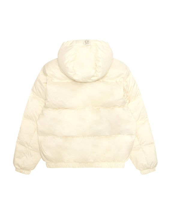 AAPE AAPENOW MOONFACE DOWN JACKET (CREAM)