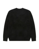 AAPE AAPENOW MOONFACE CREWNECK SWEATER (BLACK)