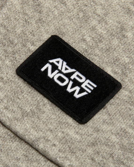 AAPE AAPENOW MOONFACE ZIP-UP HOODIE (TAUPE)