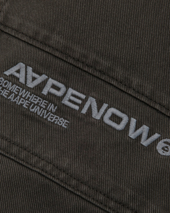 AAPE AAPENOW MOONFACE PANTS (BLACK)