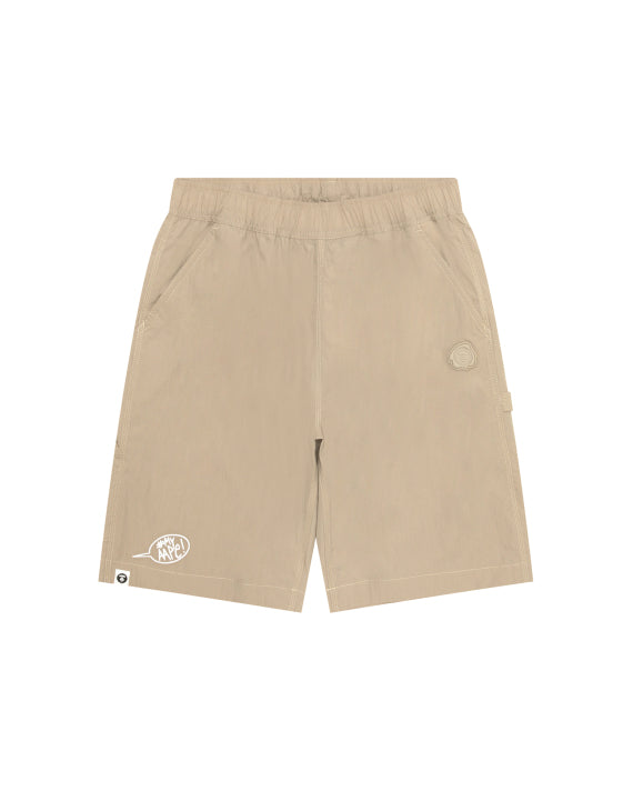 AAPE MOONFACE LOGO PATCH SHORTS