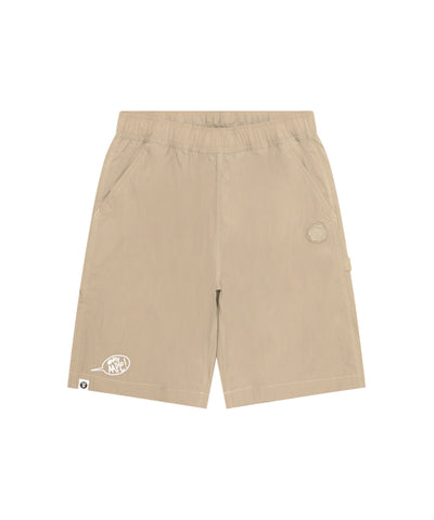AAPE MOONFACE LOGO PATCH SHORTS