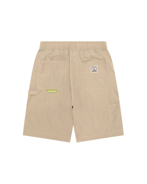 AAPE MOONFACE LOGO PATCH SHORTS