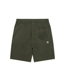 AAPE AAPEUNVS MOONFACE WOVEN SHORTS (CRACKER KHAKI)