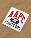 AAPE AAPEUNVS COTTON FOOTBALL SHORT (BEIGE)